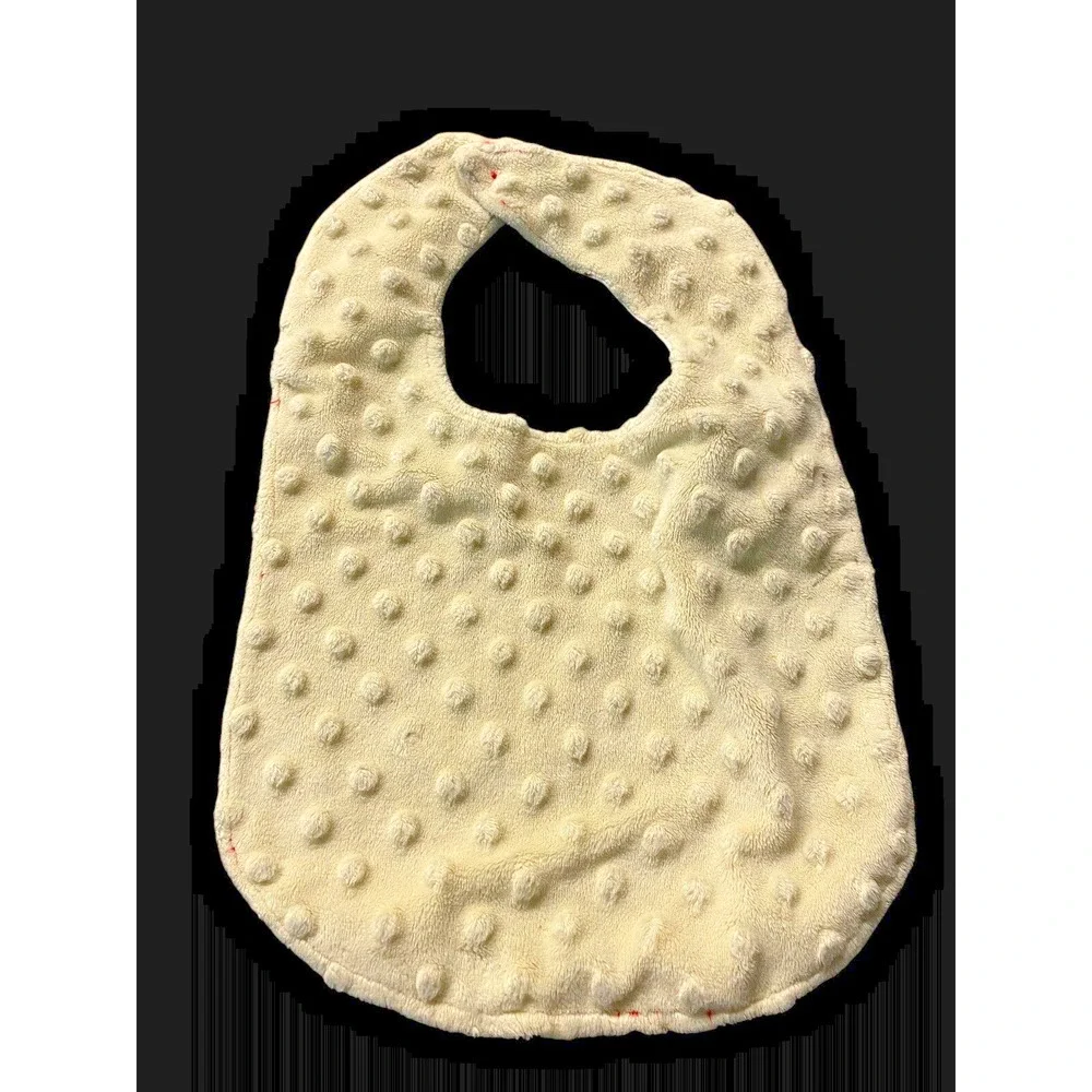 Cowboy Western Bib Handmade Cloth Fabric Minky Soft Back Boys Girls Baby 0-12M